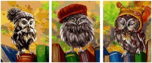 Триптихи (раскраска по номерам)
