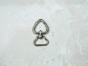 Кольцо карабин для сумки. Никель 19 мм