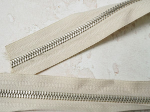 Молния металлическая Тип 5 бежевая