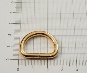 Полукольцо для сумки. Золото 20 мм